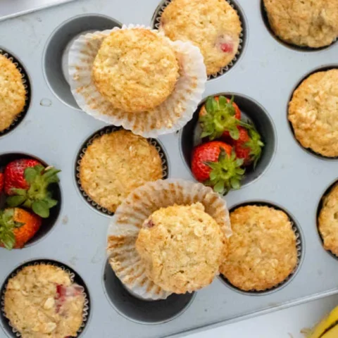 Strawberry Banana Muffins