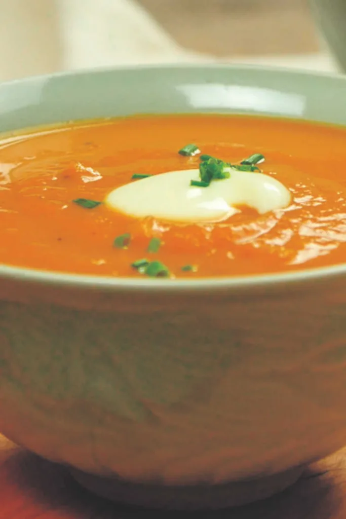 Healthy Pumpkin Soup simmers pumpkin, vegetables, and spices in a light broth, then finishes with milk for a smooth, comforting soup that stays light and flavorful.