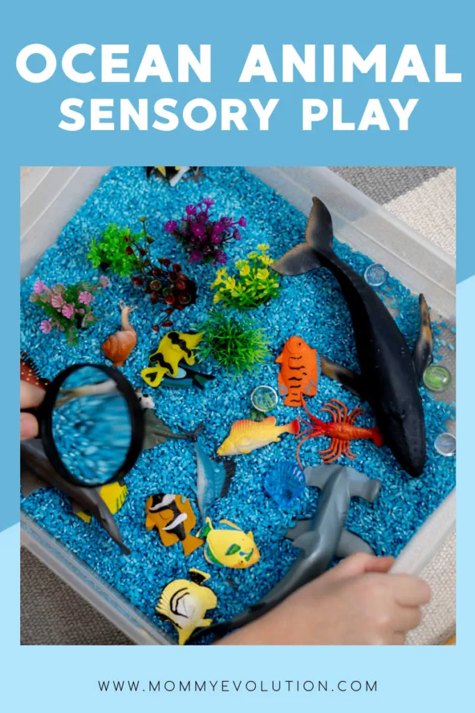 Bring calming, hands-on ocean exploration to sensory play with this Ocean Animal Sensory Bin, a Montessori-inspired activity designed to engage sight, touch and fine motor skills through scooping, sorting and imaginative underwater play.
