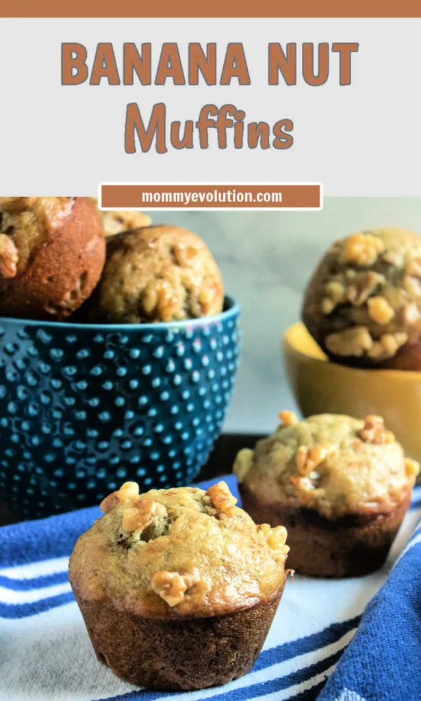 Banana Nut Muffins deliver soft, bakery-style muffins loaded with ripe banana flavor and crunchy walnuts in every bite.