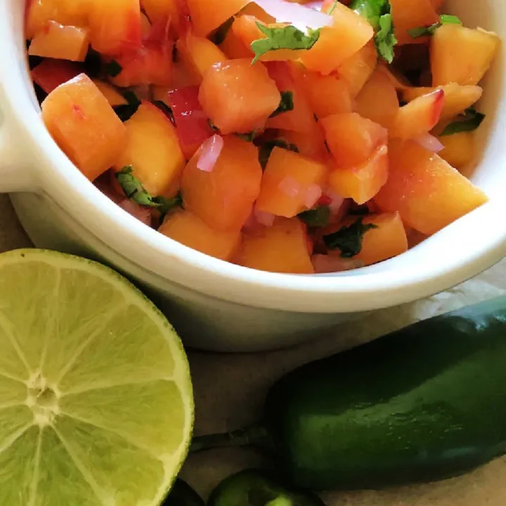 Image for Fresh Peach Salsa