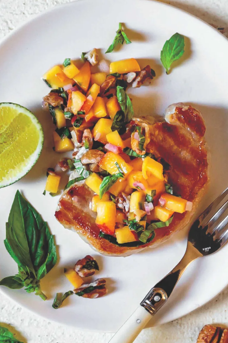 Peach Pecan Salsa
