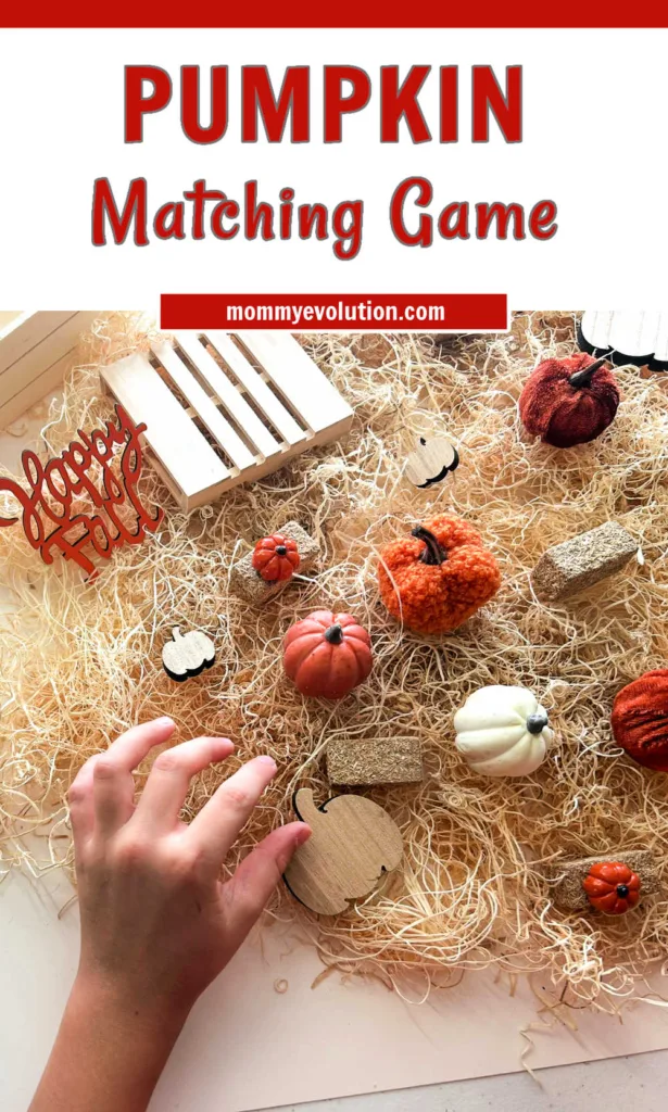 Create hands-on fall learning with this Pumpkin Matching Game that transforms simple autumn décor into an engaging visual discrimination activity kids love to explore.