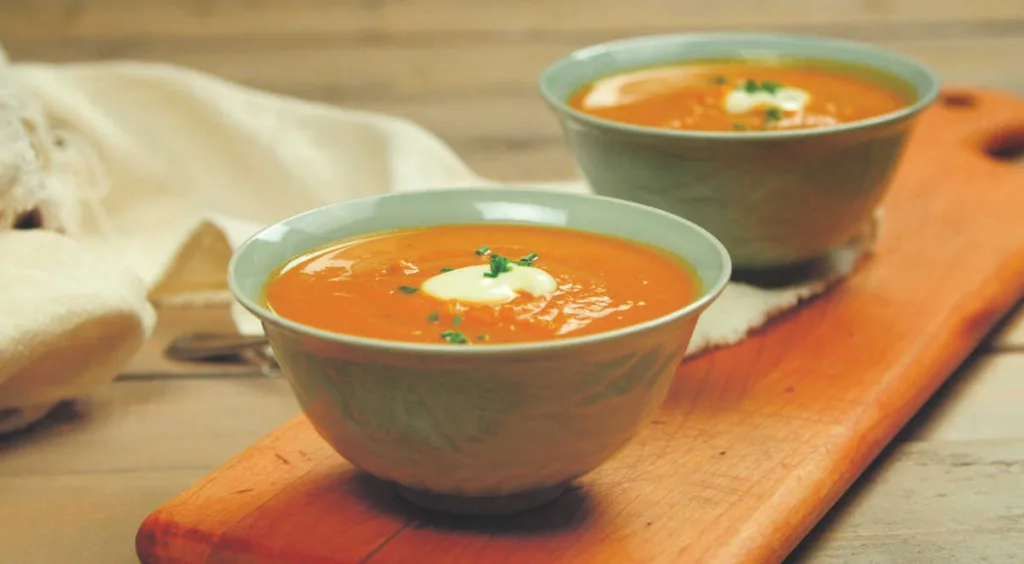 This Healthy Pumpkin Soup feels comforting, wholesome and easy to make any night of the week.