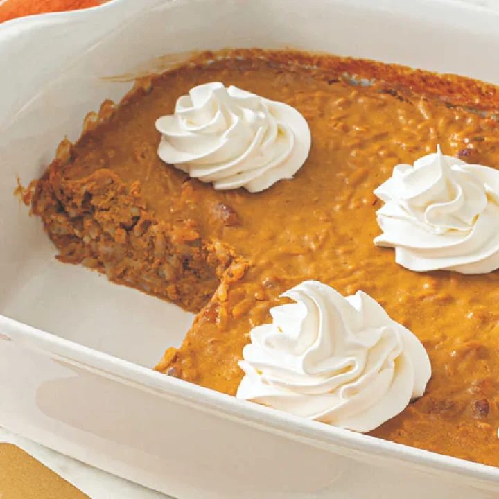 Easy Pumpkin Rice Pudding Bars