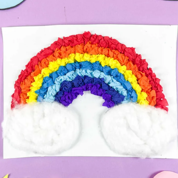 Image for Tissue Paper Rainbow Craft for Kids