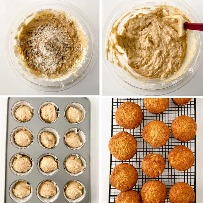 How To Make Banana Walnut Muffins