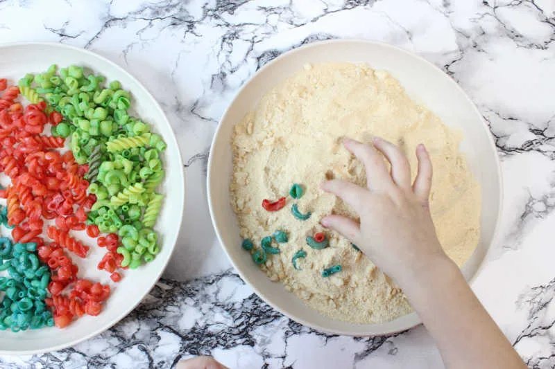 This taste-safe coral reef sensory play blends creativity, sensory input and skill-building into an activity kids enjoy returning to.