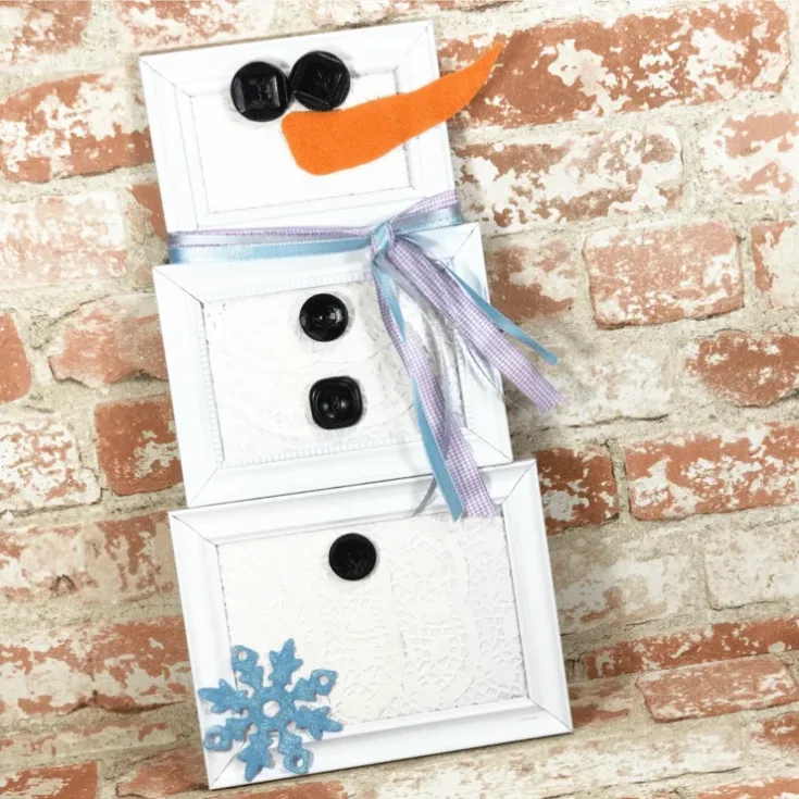 Image for Picture Frame Snowman Door Hanger