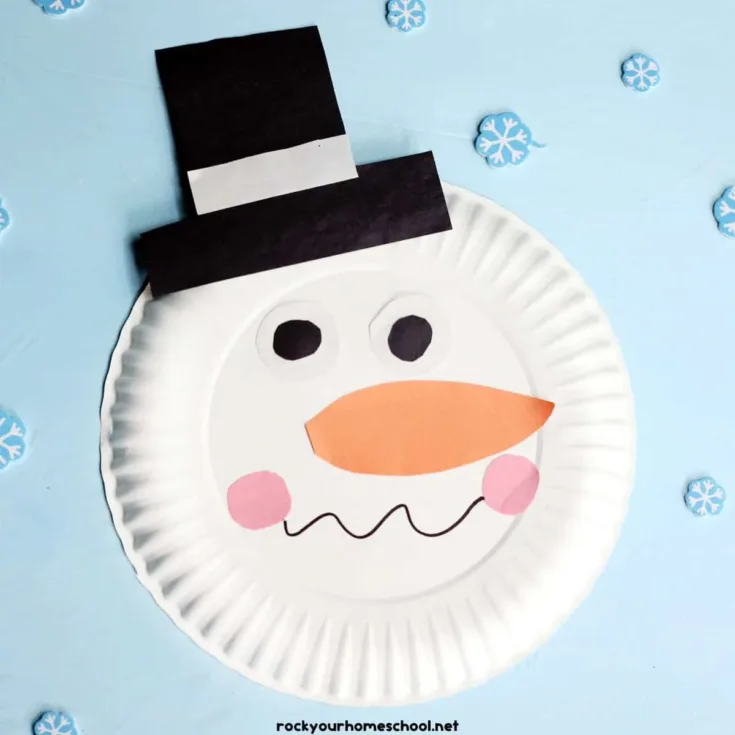 Image for Snowman Paper Plate Craft