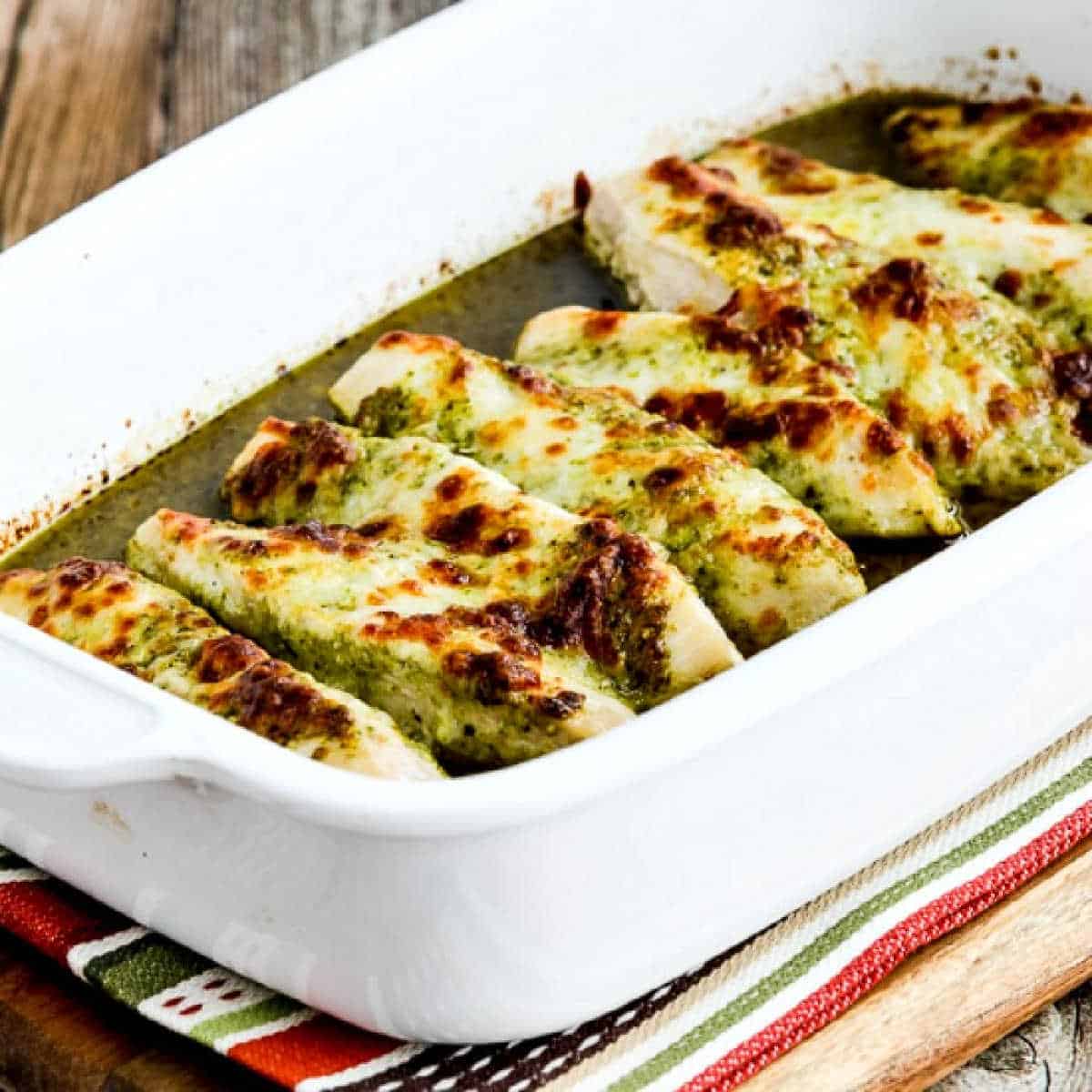 Image for Easy Baked Pesto Chicken