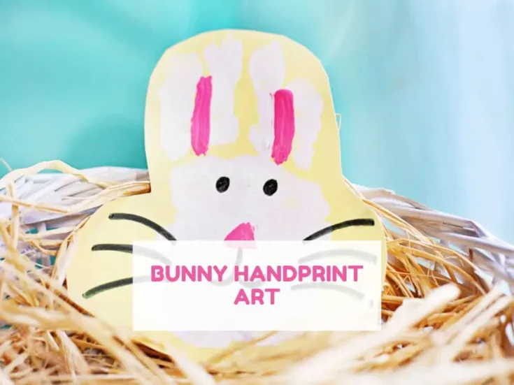 Image for Bunny Handprint Art