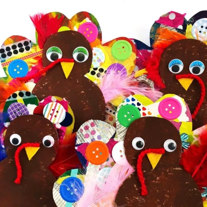 Image for Cardboard Turkey Craft for Preschoolers