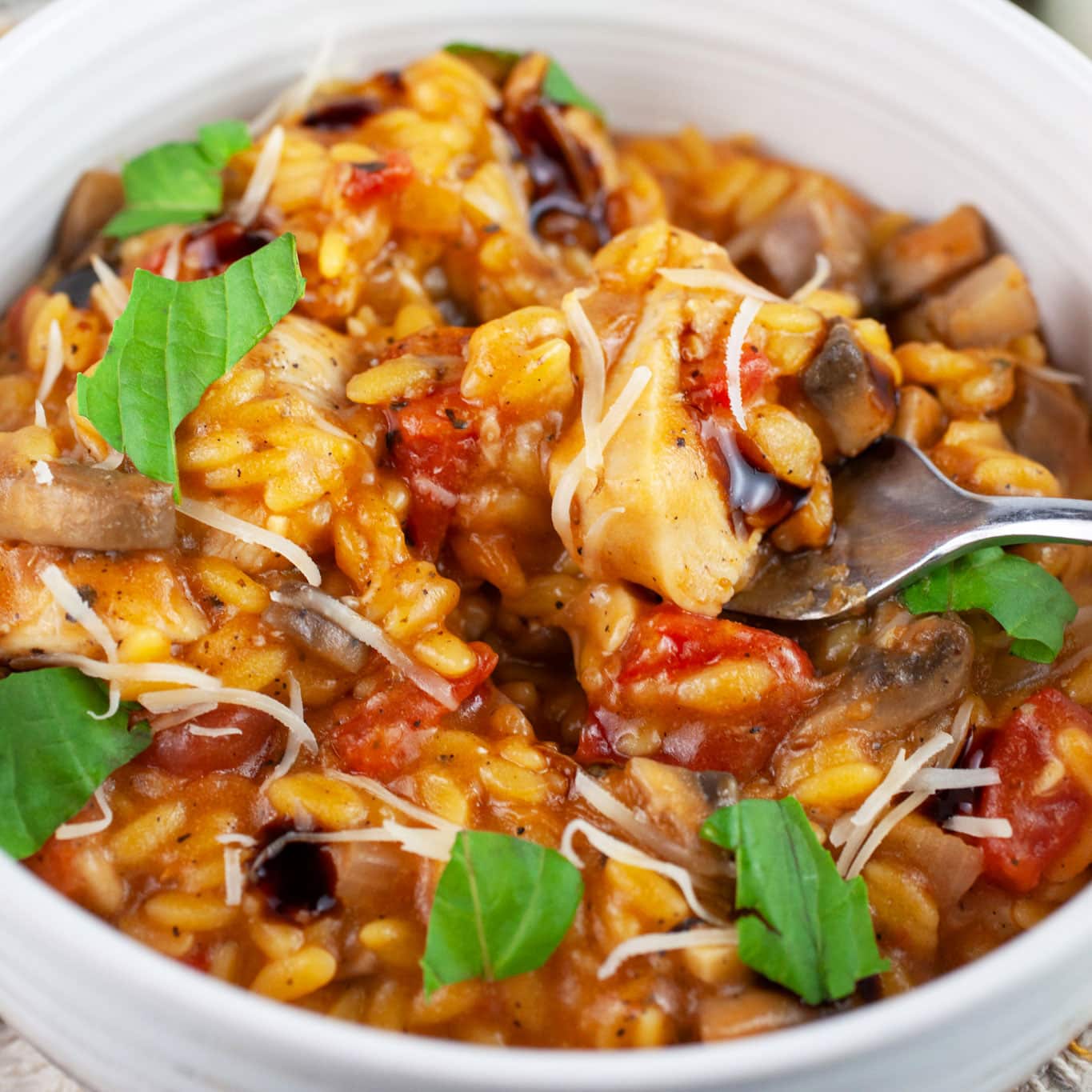 Image for Chicken Mushroom and Tomato Pasta