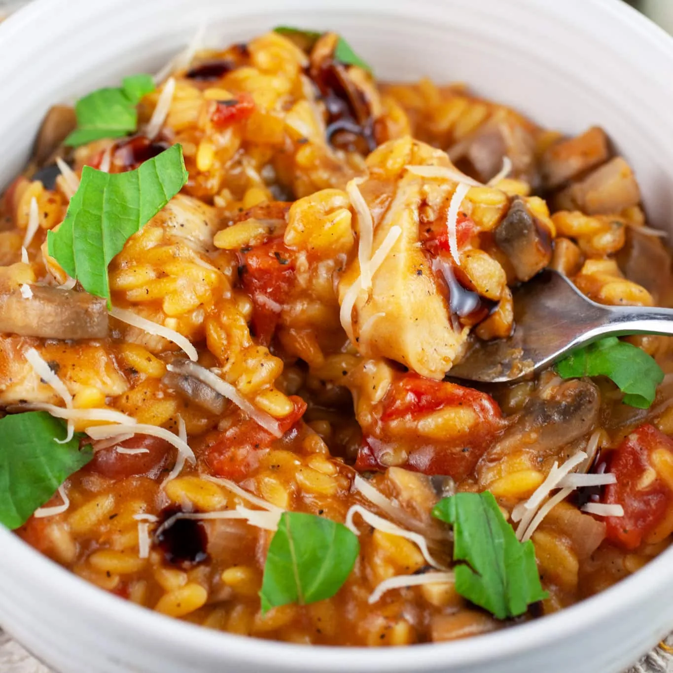 Image for Chicken Mushroom and Tomato Pasta
