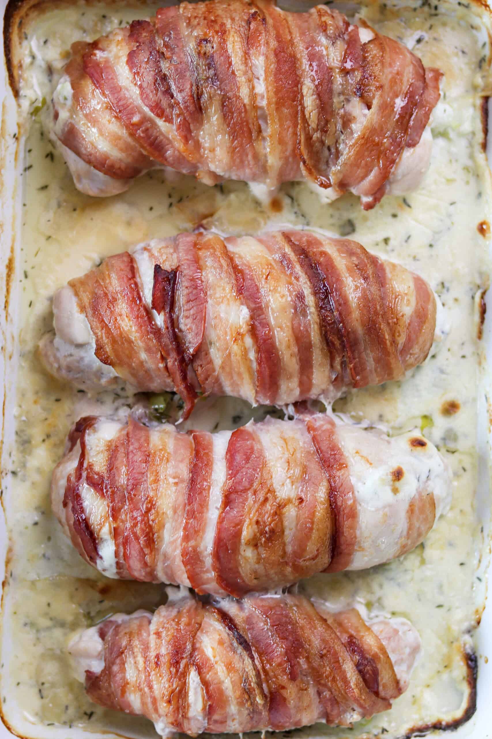 Image for Bacon Wrapped Cream Cheese Stuffed Chicken Breast
