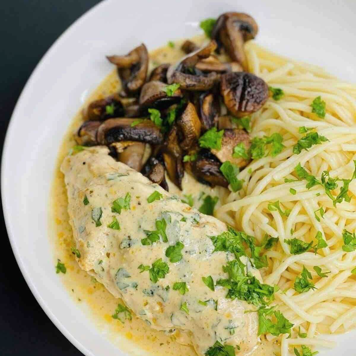 Image for Creamy Boursin Cheese Chicken (30-Minute One-Pan Dinner)