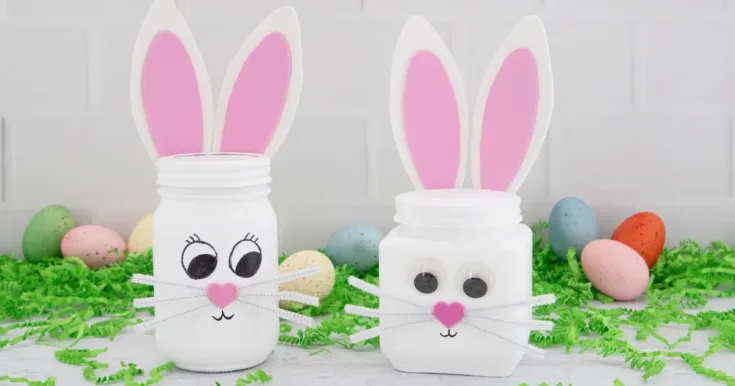 Image for Easter Bunny Mason Jar Craft