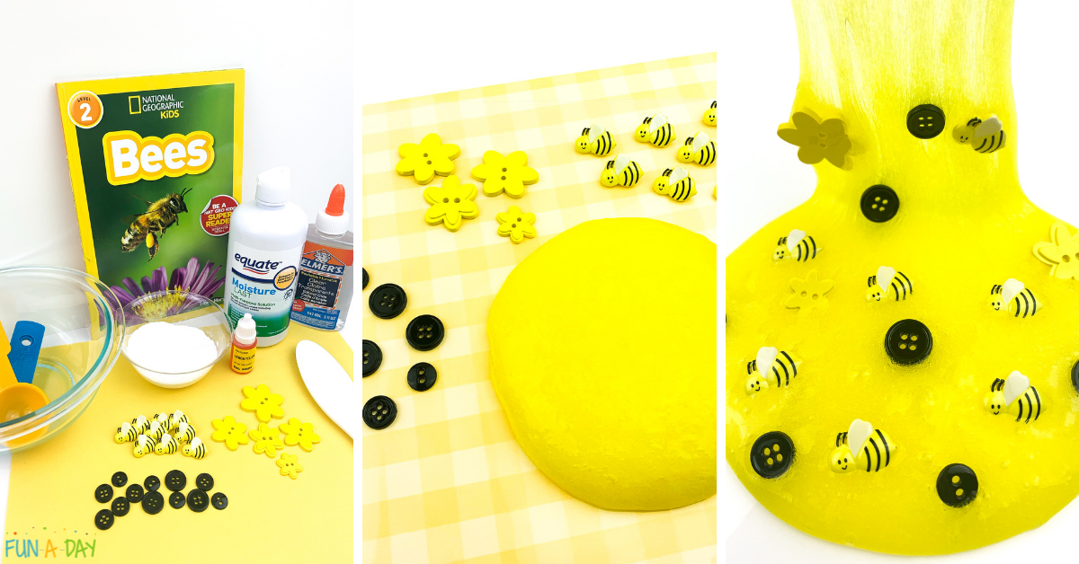 Image for Bee Slime Recipe to Make with Kids