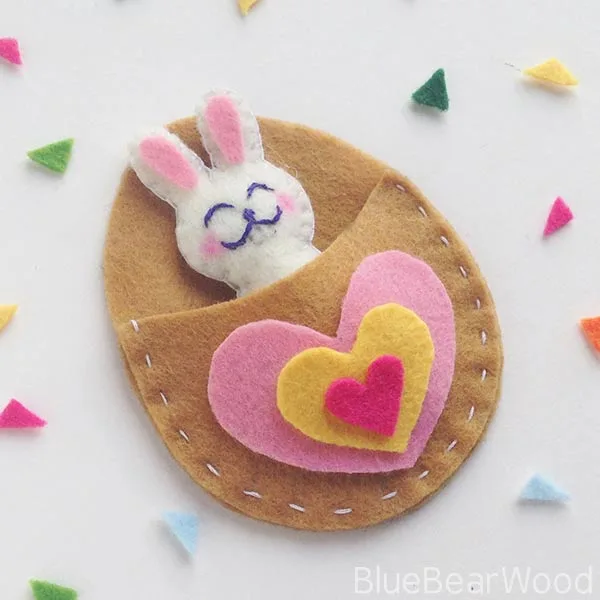 Image for Easy DIY Cute Felt Bunny Craft