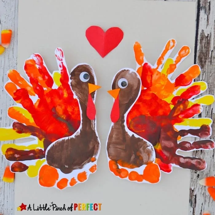 Image for Handprint and Footprint Turkey