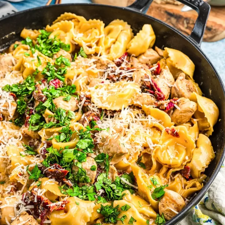 Image for Marry Me Chicken Tortellini (Creamy Mexican Chipotle Pasta Sauce)