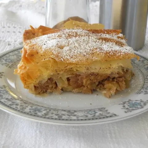 Image for Milopita Bougatsa (Greek Apple Pie with Phyllo)