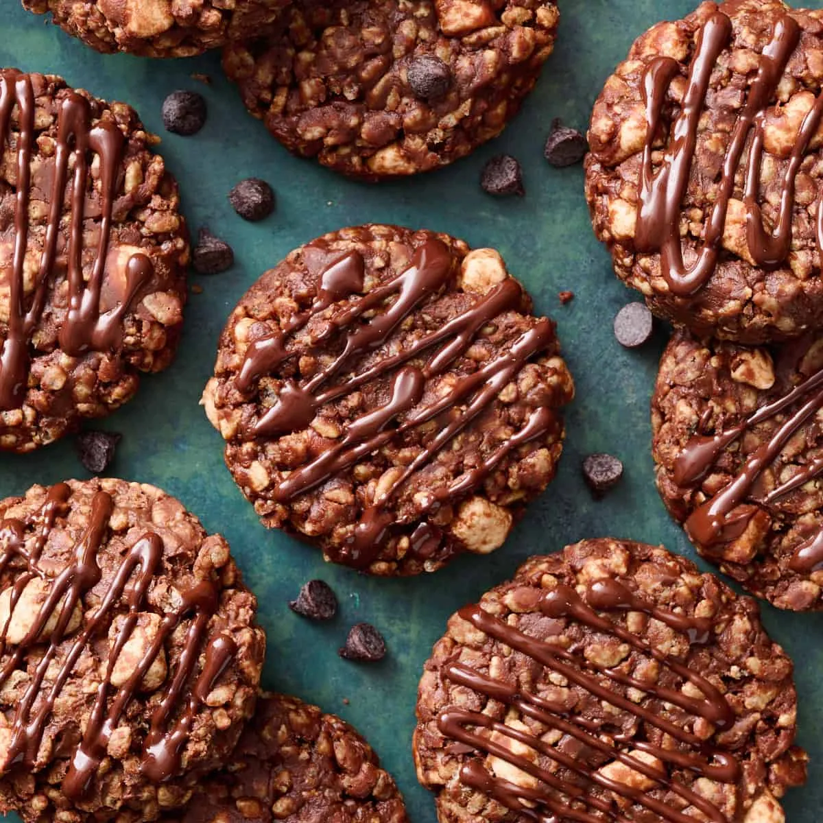 Image for Chocolate No-Bake Rice Krispie Cookies