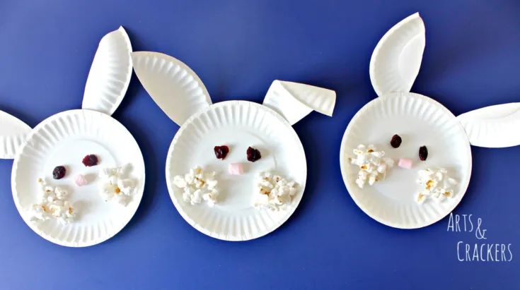 Image for Paper Bunny Snack Time Plates