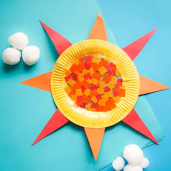 Image for Easy Paper Plate Suncatcher Craft