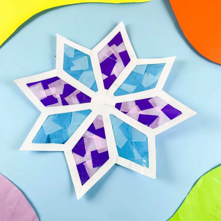 Image for Snowflake Sun Catcher Craft