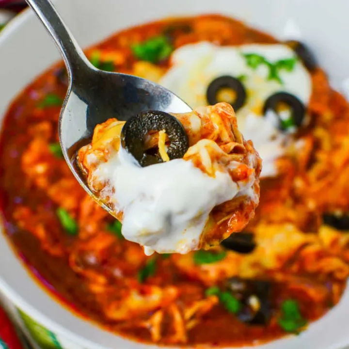 Image for Slow Cooker Chicken Enchilada Casserole
