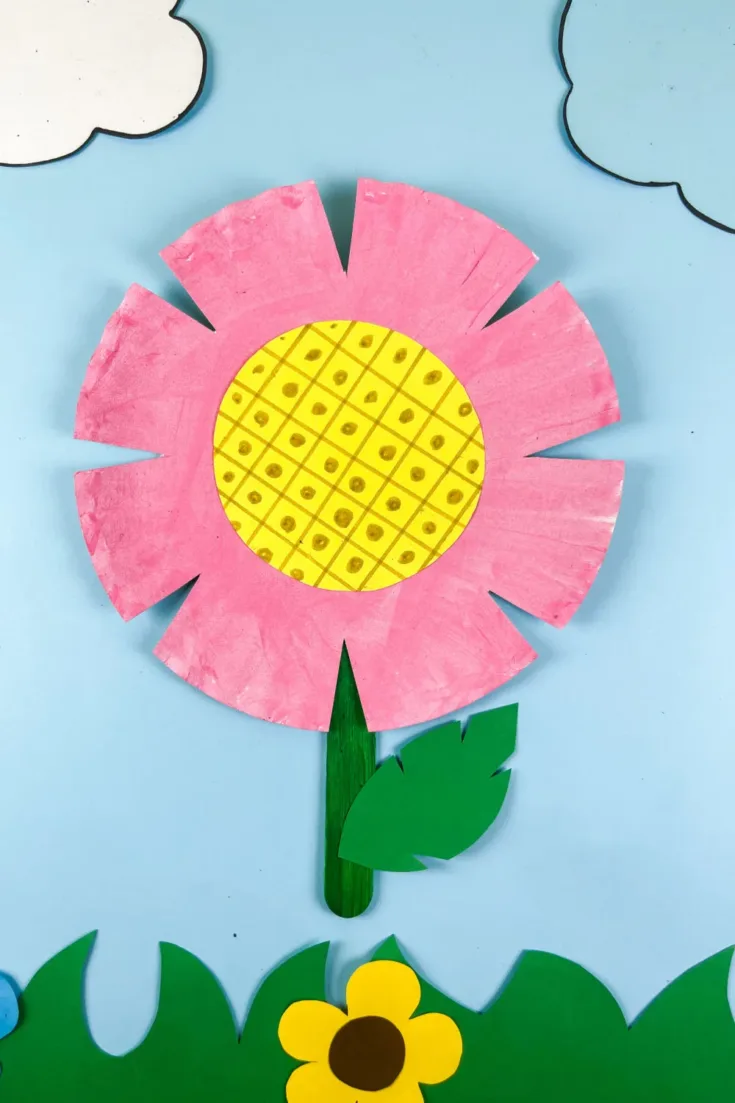 Image for Paper Plate Flower Craft for Kids