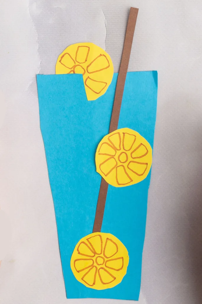 This lemonade paper craft offers a fun and creative way to explore summer themes while building fine motor skills and imaginative play.