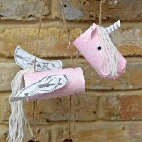 Image for Toilet Paper Rolls Unicorn Marionette