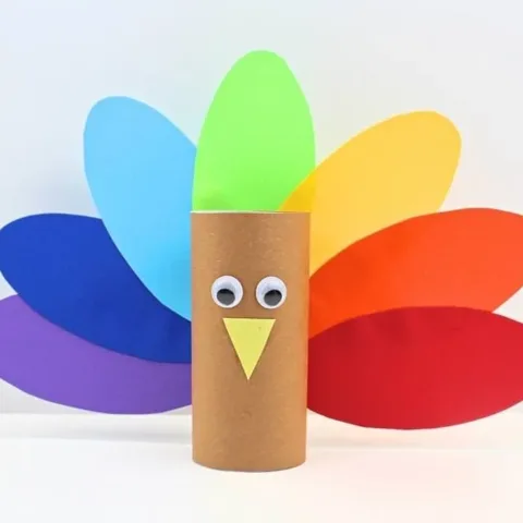 Image for Toilet Paper Roll Turkey Craft for Kids
