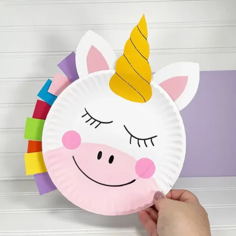 Image for DIY Dollar Store Paper Plate Unicorn Craft
