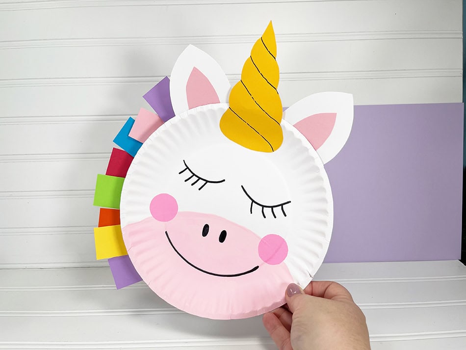 Image for DIY Dollar Store Paper Plate Unicorn Craft
