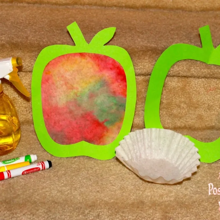 Image for Suncatcher Apple Craft for Preschoolers
