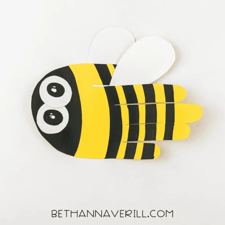 Image for Bee Handprint Craft