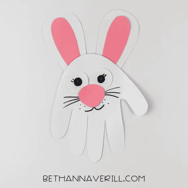 Image for Bunny Handprint Craft
