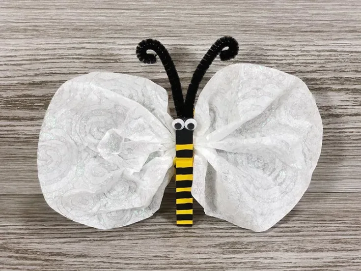 Image for Coffee Filter Bumble Bee Craft