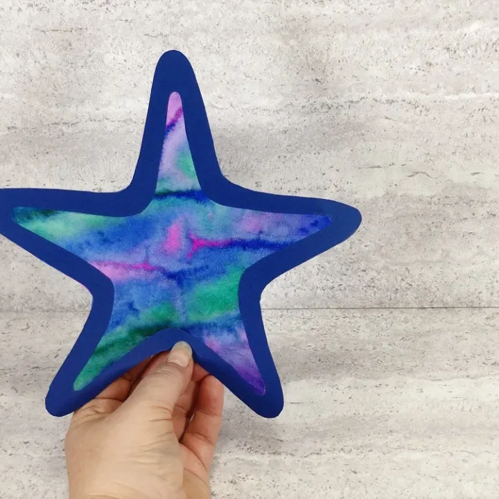 Image for Coffee Filter Starfish Suncatcher Craft