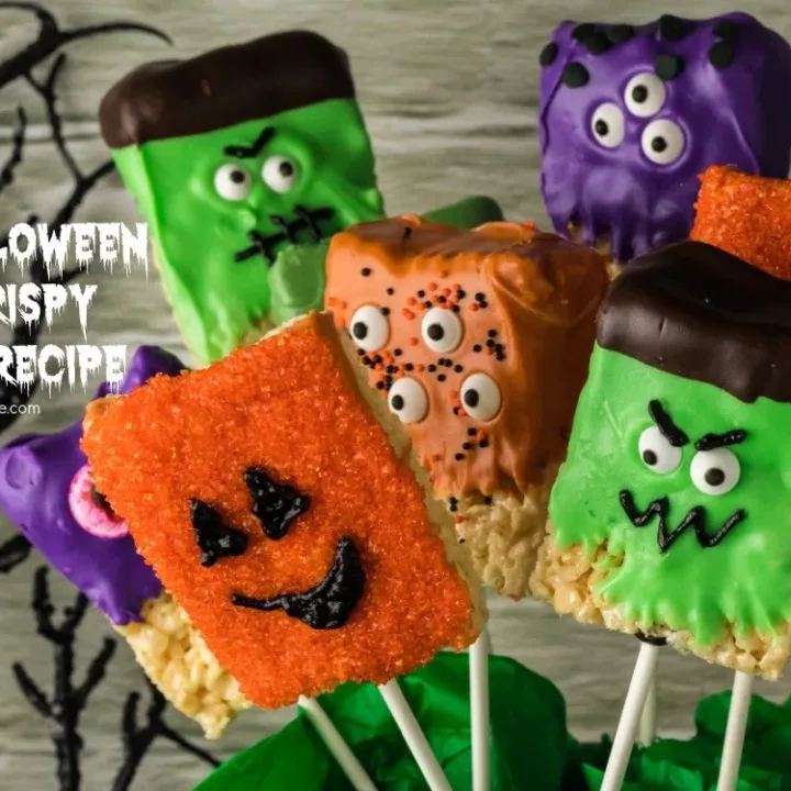 Image for Easy Halloween Rice Crispy Treats Recipe