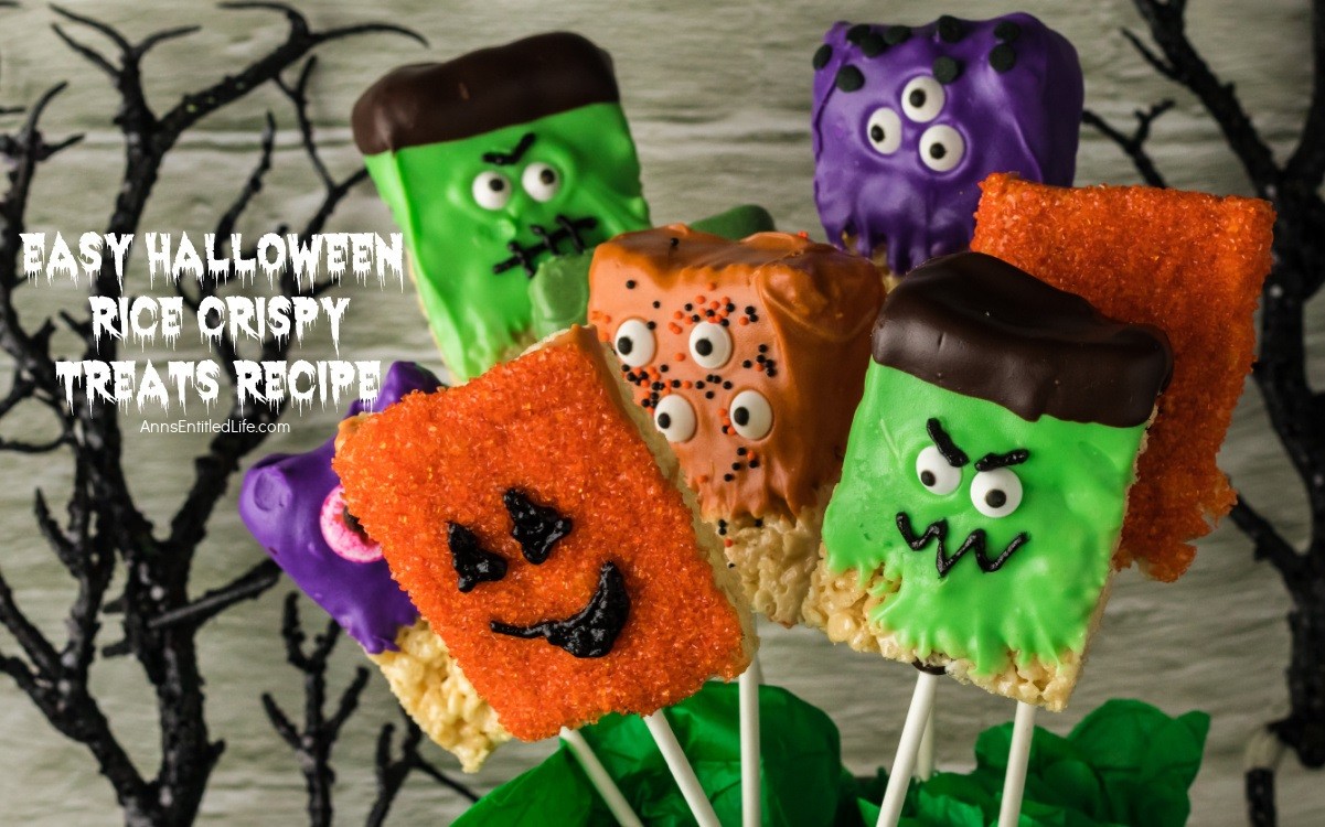 Image for Easy Halloween Rice Crispy Treats Recipe