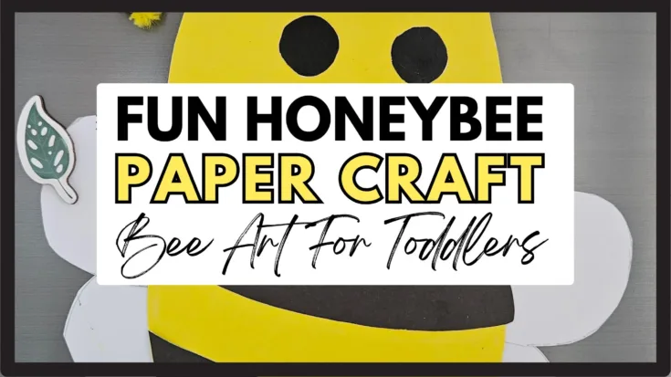 Image for Cute Paper Bee Craft for Toddlers 
