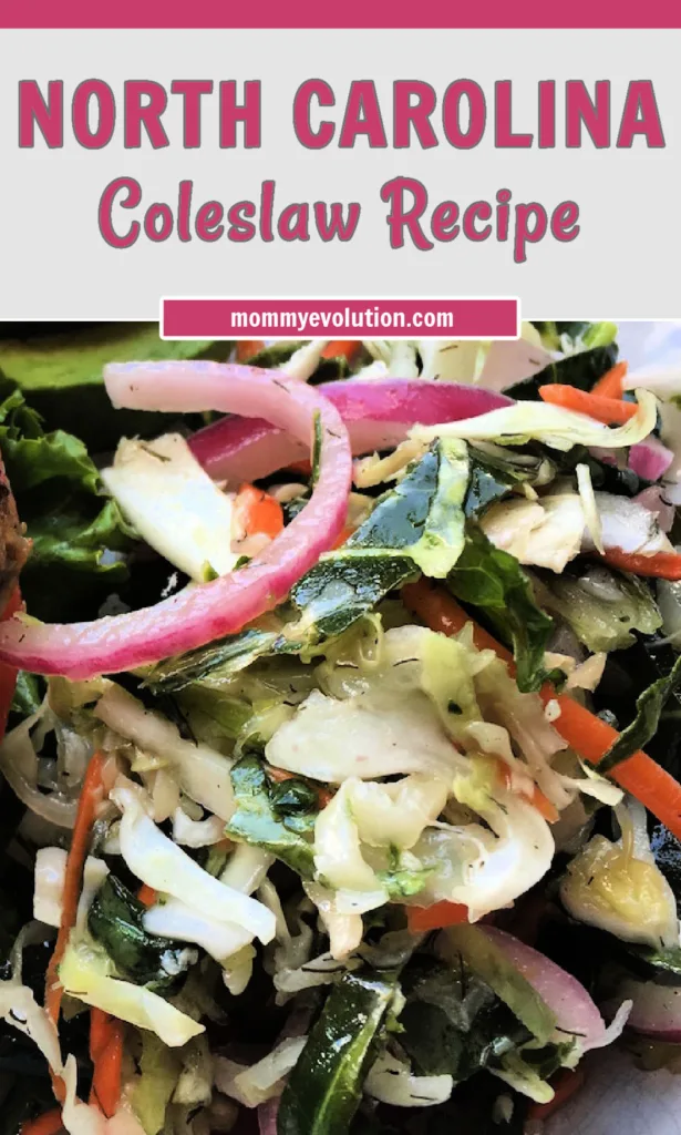 North Carolina Coleslaw combines crisp cabbage, tangy vinegar dressing and a touch of sweetness for a bold, refreshing slaw that’s packed with flavor and crunch.