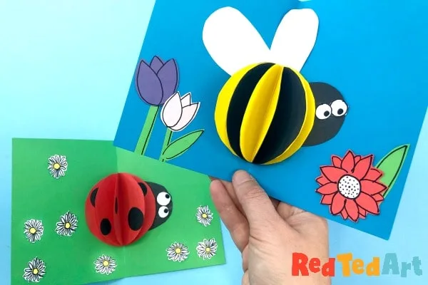 Image for 3d Paper Bee Card