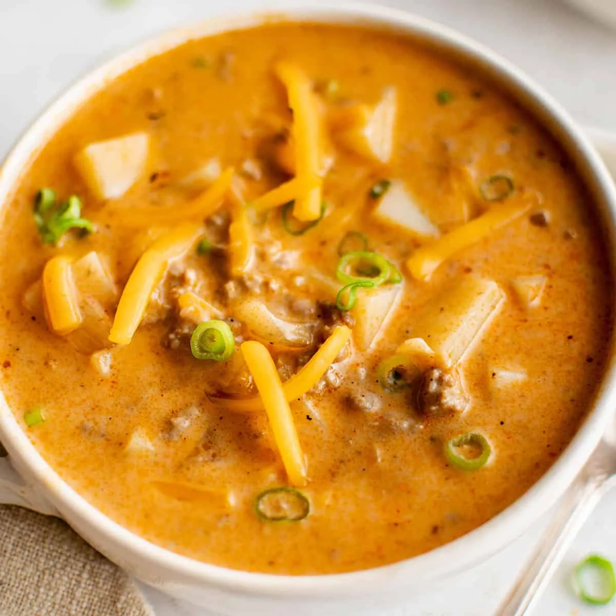 Image for Taco Potato Hamburger Soup