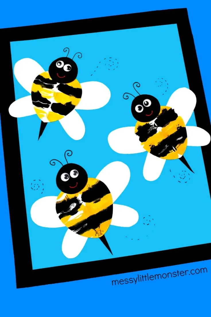 Image for Squish Art Bee Craft